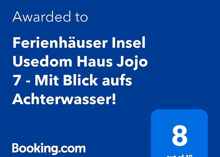 度假居 Ferienhaeuser Insel Usedom Haus Jojo 7 - Blick Aufs Achterwasser! Whirlpool Und Sauna