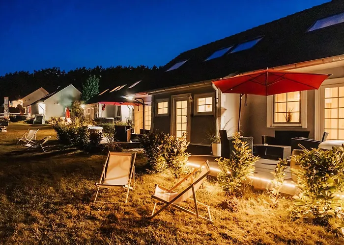 Ferienhaeuser Insel Usedom Haus Jojo 7 - Blick Aufs Achterwasser! Whirlpool Und Sauna