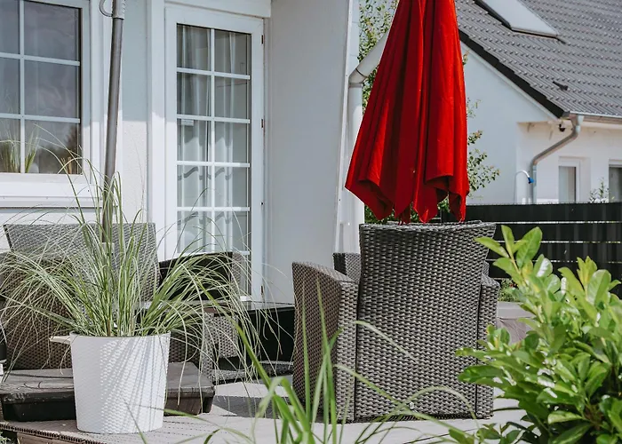 度假居 Ferienhaeuser Insel Usedom Haus Jojo 7 - Blick Aufs Achterwasser! Whirlpool Und Sauna Lutow