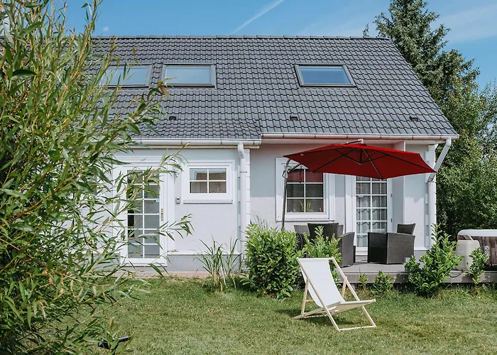 Ferienhaeuser Insel Usedom Haus Jojo 7 - Blick Aufs Achterwasser! Whirlpool Und Sauna * Lutow